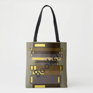 Buch-Liebhaber-Buch-Stapel-Taschen Tasche