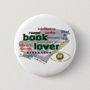 Buch-Liebhaber Button