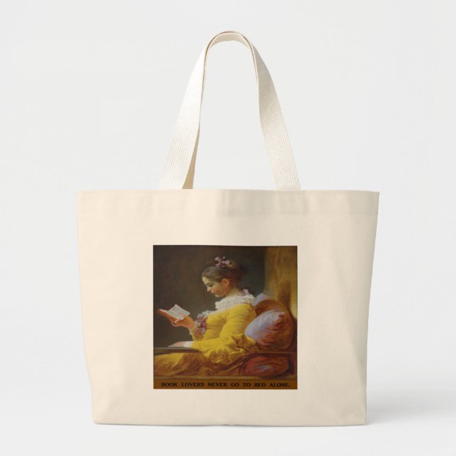 Buch-Liebhaber gehen nie allein - Tasche schlafen (Vorne)