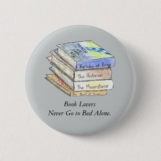 Buch-Liebhaber-Knopf Button