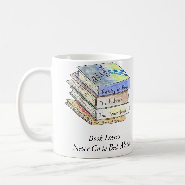 Buch-Liebhaber-Tasse Kaffeetasse (Links)