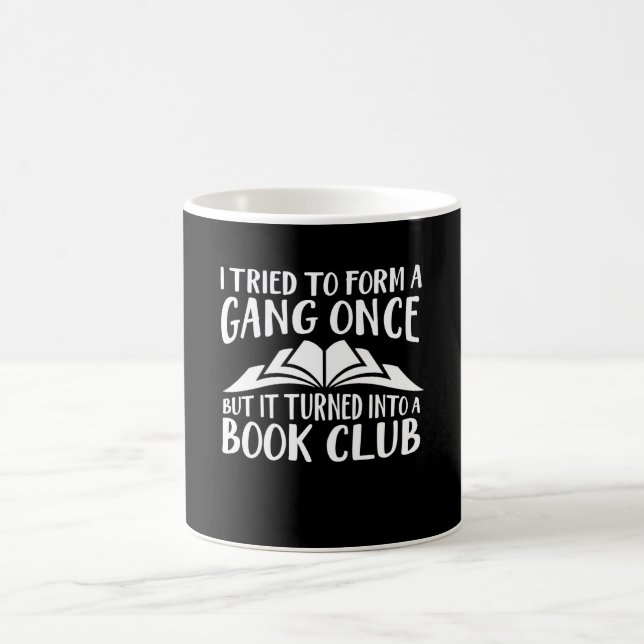 Buch-Liebhaber versuchte die Form-Gruppe, die zu Kaffeetasse (Mittel)