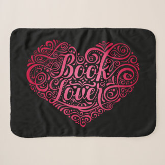 Buch Lover Calligraphy Heart Sherpadecke