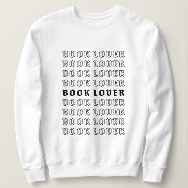 Buch Lover Dark Academia Reader Geschenk Sweatshirt (Design vorne)