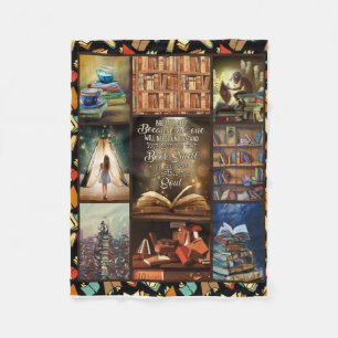 Buch Lover Geschenk, Buchwurm, I Liebe Lesen Buch Fleecedecke