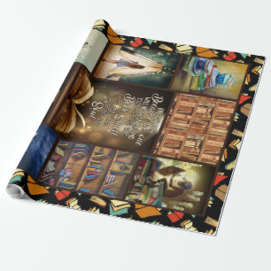 Buch Lover Gift, Book Worm, I Liebe Reading Book Geschenkpapier