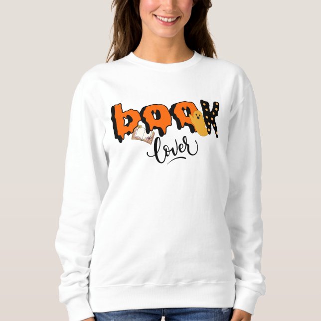 Buch Lover Halloween Sweatshirt (Vorderseite)