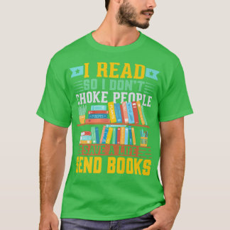 Buch Lover Library Pub Book Reading Design T-Shirt