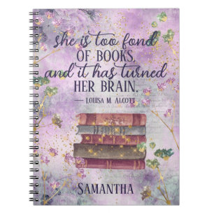 Buch Lover Literatur Zitat Vintag Glam Chic Floral