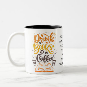 Buch Lover, Reader, Geschenk für Booknerd Zweifarbige Tasse