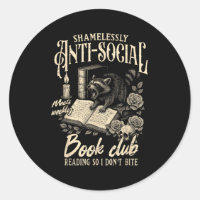 Buch Lover Reading Bookish Shamelessly Anti-Social