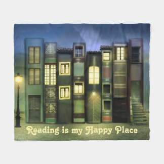Buch Lover Reading ist mein glücklicher Ort Fleecedecke