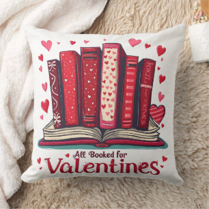 Buch Lover Valentine Literatur Romance Whimsical Kissen