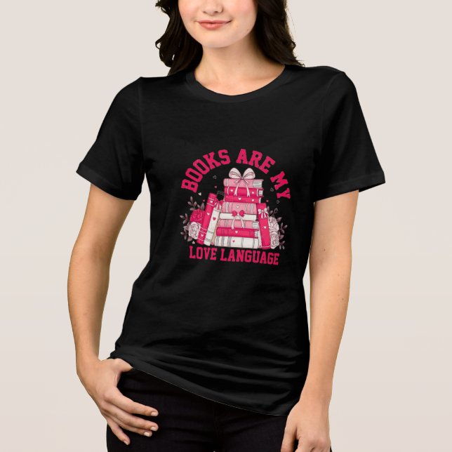Buch Lover's Passion Tri-Blend Shirt (Vorderseite)