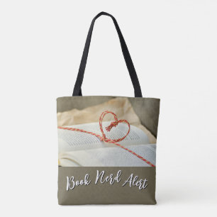 Buch-Nerd-Alarm-Tasche Tasche