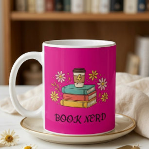 Buch Nerd Ästhetisch Stylisch Elegant Geschenk Min Kaffeetasse