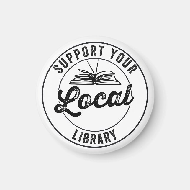 Buch, Nerd, Buchwurm, Leser, Literatur Magnet (Vorne)