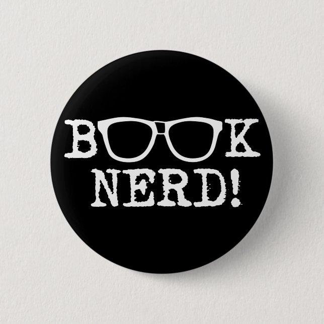 Buch-Nerd Button (Vorderseite)