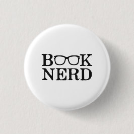 Buch-Nerd-Nerdy Gläser Button
