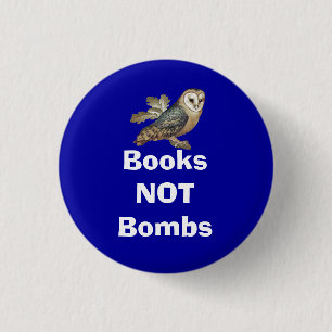 Buch-nicht Bomben-schottisches Button