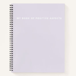 Buch Positive Aspects Simple Notebook