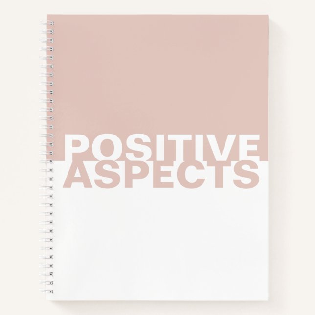 Buch Positive Aspects Two-Tone Notebook (Vorderseite)