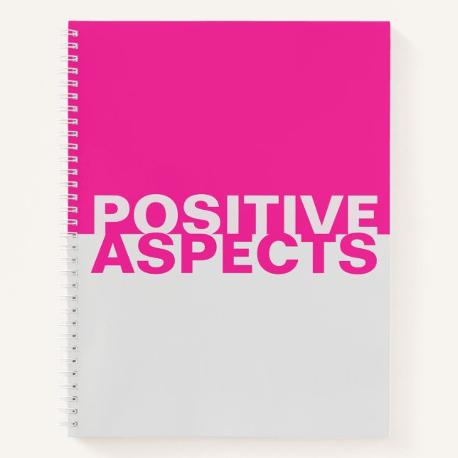 Buch Positive Aspects Two-Tone Notebook (Vorderseite)
