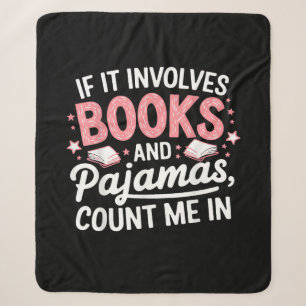 Buch & Pyjama Humorvolles Buchliebhaber Lustiges L Sherpadecke