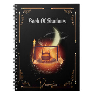 Buch Schatten Feuer Cauldron Journal Black