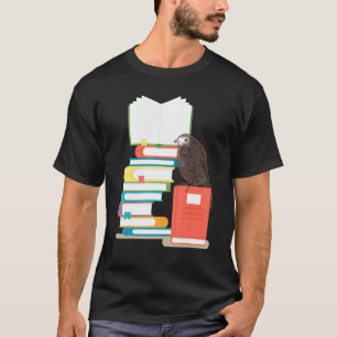 Buch T-Shirts Vogel Liest Bücher Lustig Gartenarb