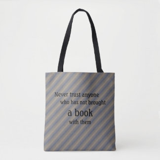 Buch-Tasche - Lemony Snicket Zitat Tasche