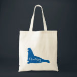 Buch-Taschen-Tasche sackt Seelöwe Monterey Tragetasche<br><div class="desc">Eine einfach niedliche Monterey-Seelöwe-Buch-Taschentasche. Der Text im Seelöwe ist- eine Schablone, damit Sie sie leicht ändern können. Nachdem Sie irgendwelche Änderungen an der Tasche vorgenommen haben, wiederholen Sie bitte die angezeigte Probe für Genauigkeit. Was Sie auf der angezeigten Probe sehen, ist, was gedruckt wird. Auch indem Sie "verwenden, fertigen Sie...</div>