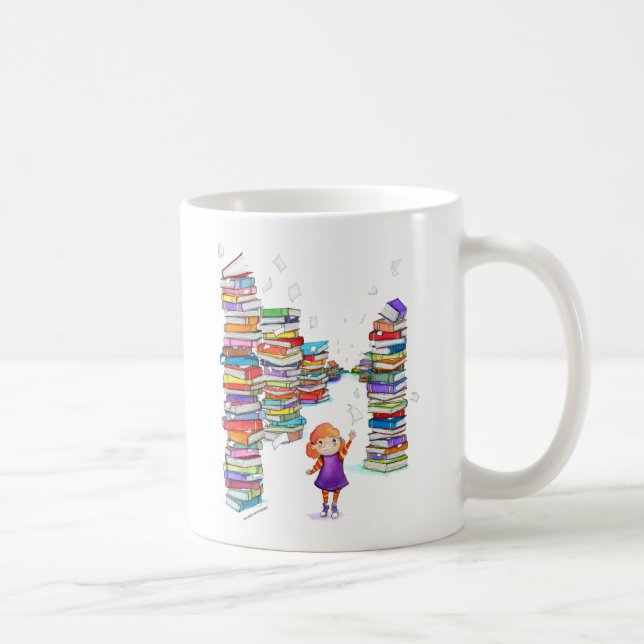 Buch-Turm Kaffeetasse (Rechts)