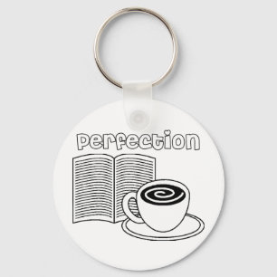 Buch-u. Tee-Perfektion Schlüsselanhänger