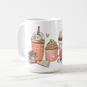 Buch- und Kaffeeliebhabers Vergnügen Kaffeetasse