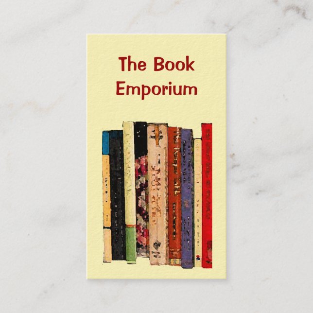 Buch Visitenkarte (Vorderseite)