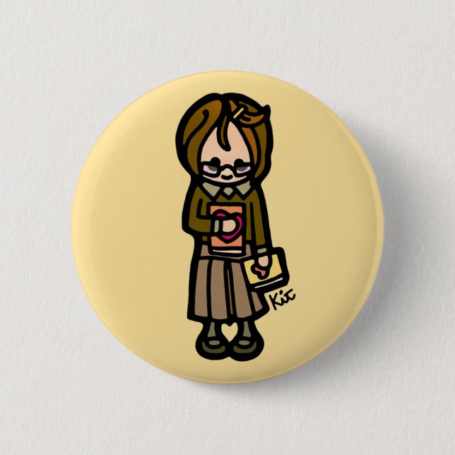 Buchabzeichen Button (Vorderseite)