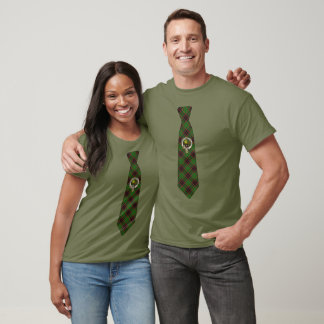 Buchan-Schottischer-Clan-Abzeichen- und Tartan-Sch T-Shirt