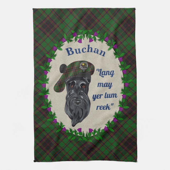 Buchan Scottie Chien serviette de cuisine (Vertical)