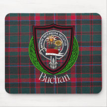 Buchan Scottish Clan Tartan und Wappen 