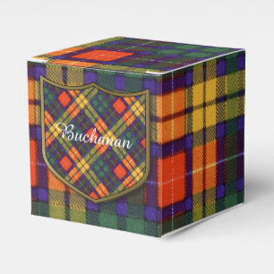 Buchanan-Familienclan karierter schottischer Kilt Geschenkschachtel