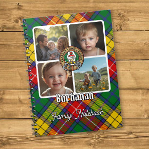 Buchanan Familienfoto-Collage Notizblock