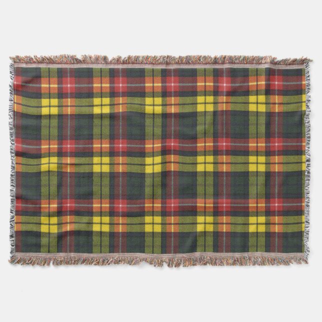 Buchanan M Original Scottish Tartan Decke (Vorderseite)