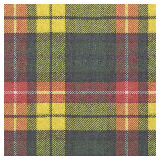 Buchanan Modern Original Scottish Tartan Stoff (Nahaufnahme)