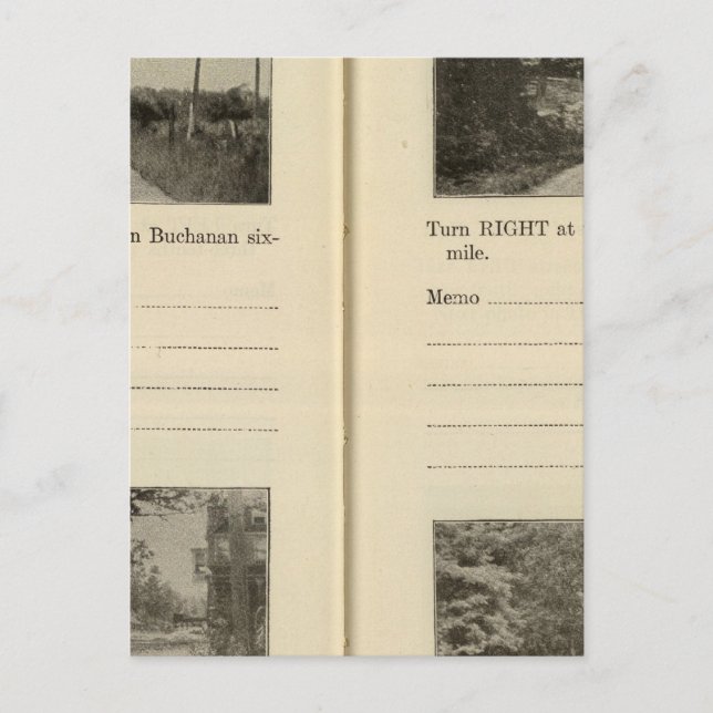 Buchanan, New York Postkarte (Vorderseite)