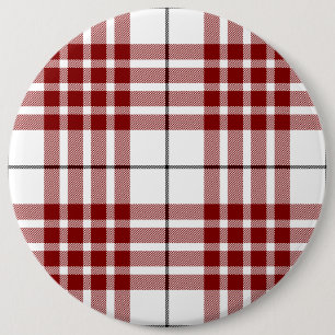 Buchanan tartan kariert button