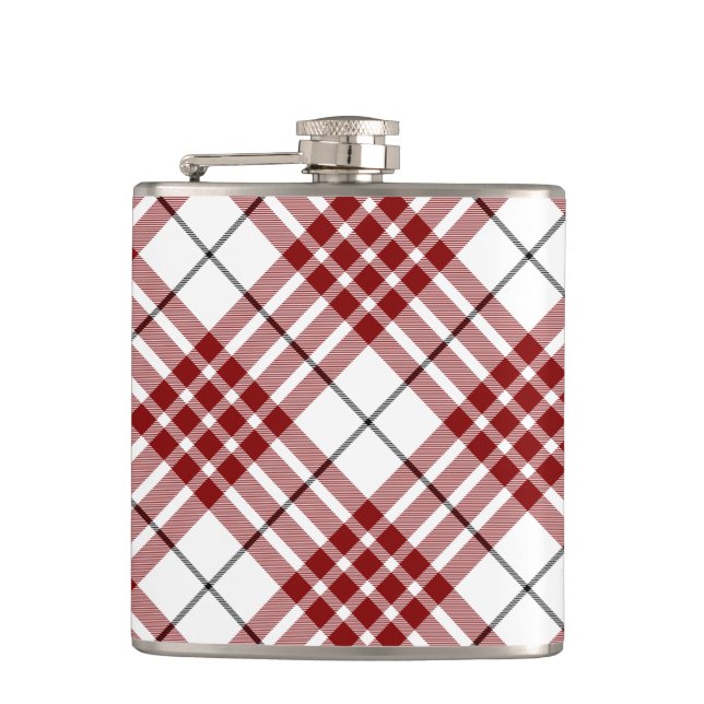 Buchanan tartan kariert flachmann (Vorderseite)