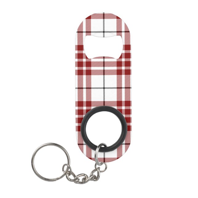 Buchanan tartan kariert schlüsselbund flaschenöffner (Vorderseite)