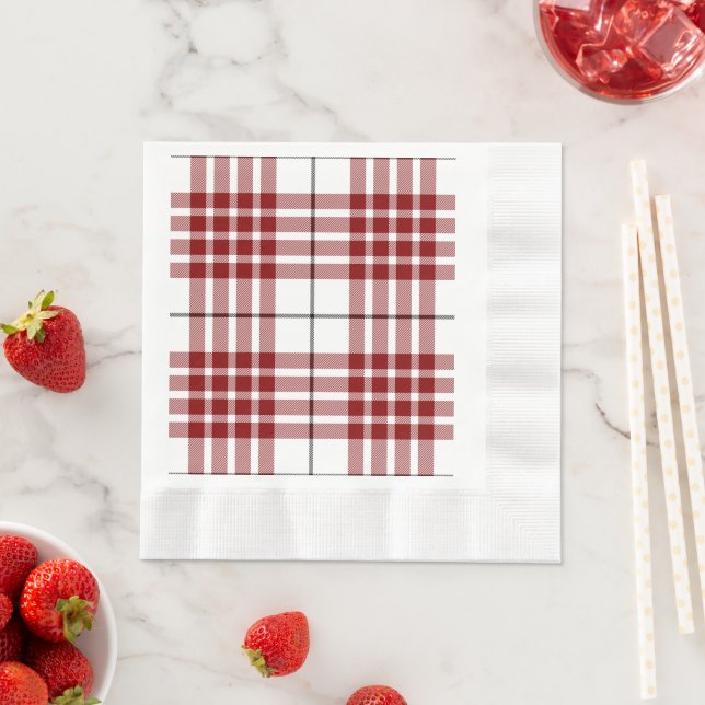 Buchanan tartan kariert serviette (Beispiel)