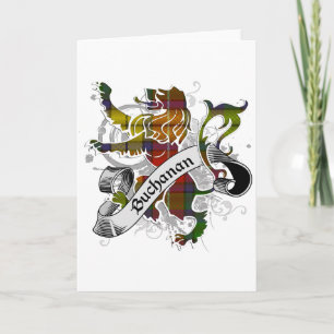 Buchanan Tartan Lion Karte